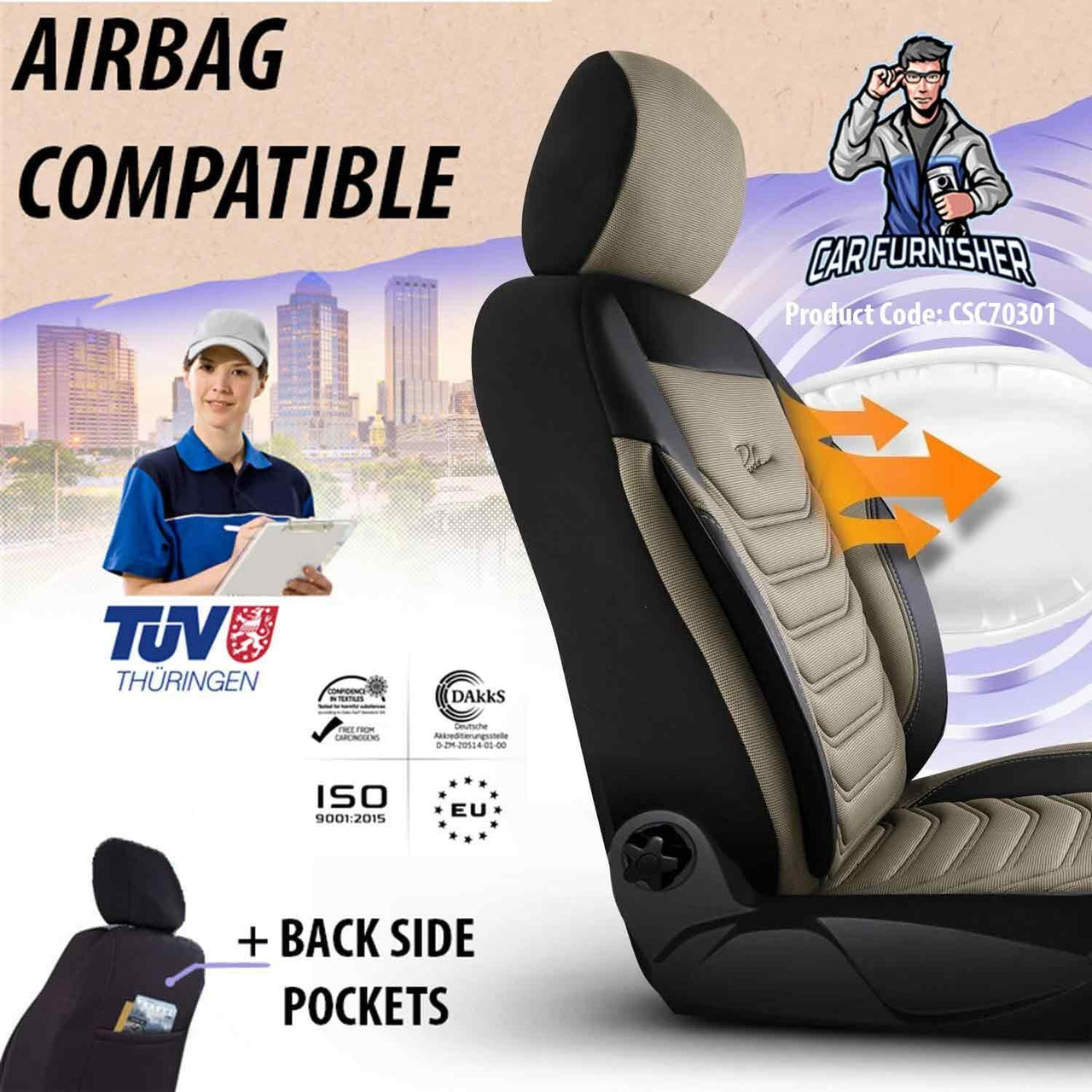 Volvo S40 Seat Covers Florida Design