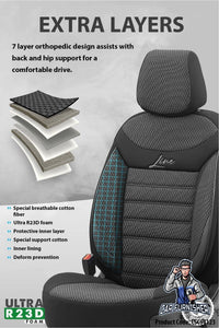 Thumbnail for Volvo S40 Seat Covers Line Design