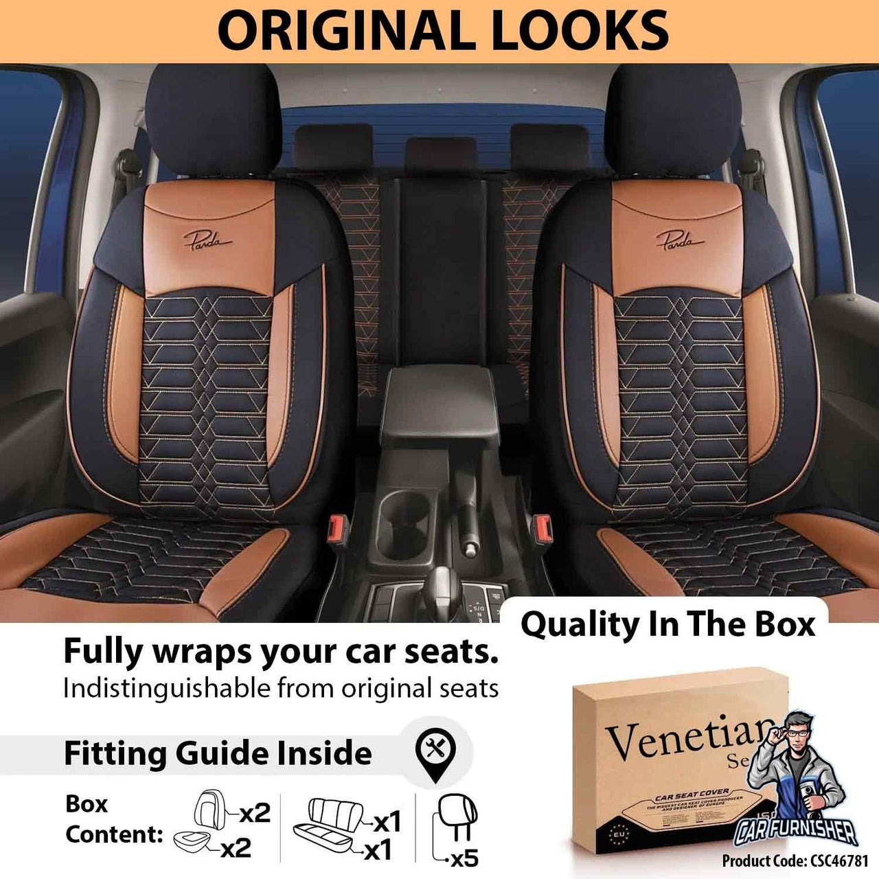 Nissan Navara Seat Covers Venetian Design