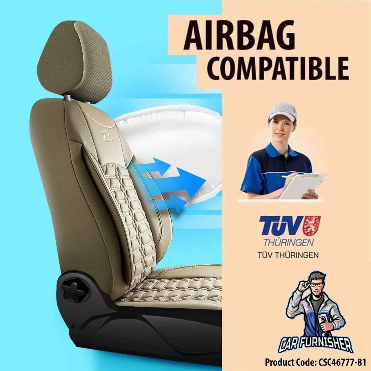 Nissan Navara Seat Covers Venetian Design