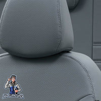 Thumbnail for Audi A6 Seat Cover New York Leather Design Smoked Leather