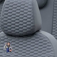 Thumbnail for Audi A6 Seat Cover Tokyo Leather Design Smoked Leather