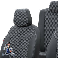 Thumbnail for Audi A6 Seat Cover Tokyo Leather Design Dark Gray Leather