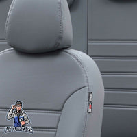 Thumbnail for Audi Q2 Seat Cover Istanbul Leather Design Smoked Leather