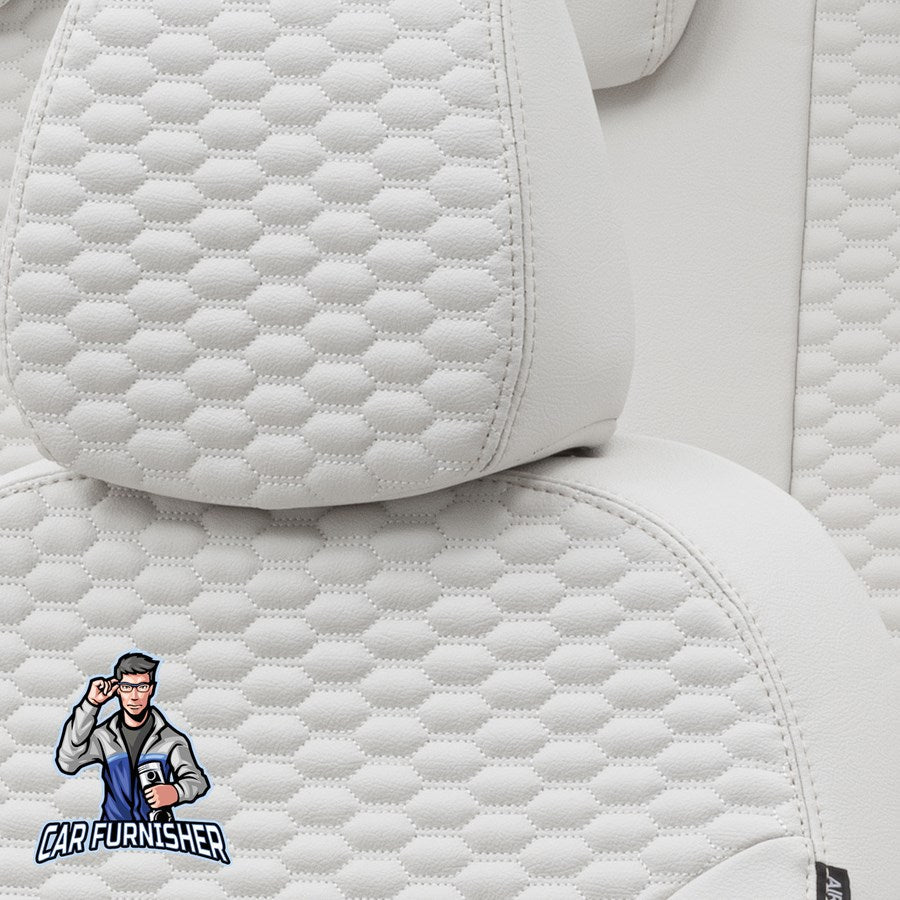 Bmw 1 Series Car Seat Cover 2004-2019 E87/F20 Custom Tokyo Design Ivory Full Set (5 Seats + Handrest) Full Leather