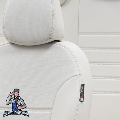 Bmw 1 Series Seat Cover Istanbul Leather Design Ivory Leather