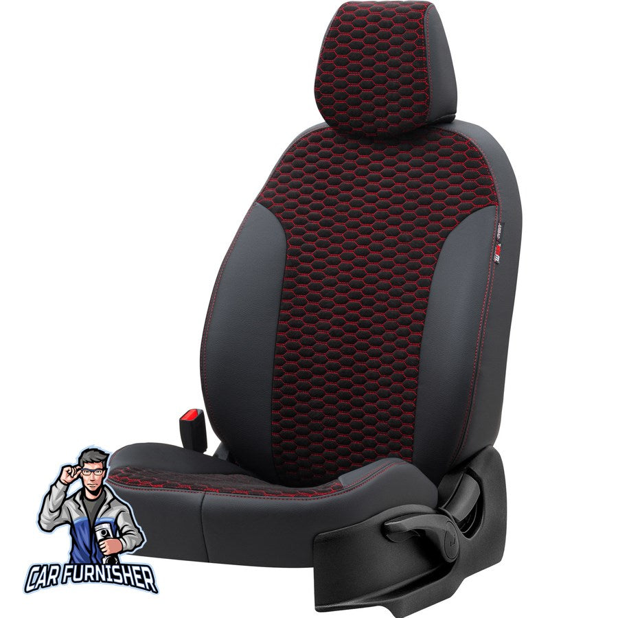Bmw 3 Series Car Seat Cover 1990-2019 E36/E46/E90/F30 Tokyo Feather Red Full Set (5 Seats + Handrest) Leather & Foal Feather