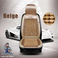 Thumbnail for Car Seat Cover Real Wood Bamboo Beads (5 Colors)