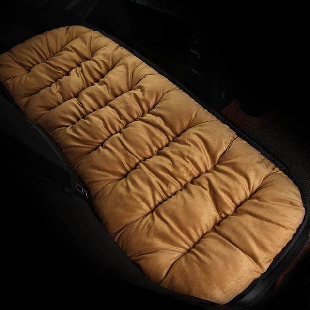 Car Seat Cushion (6 Colors) | Winter Pillow | Soft Gold Back Seat Piece Fabric
