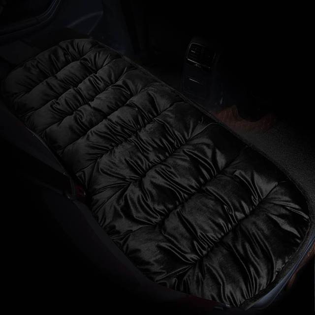Car Seat Cushion (6 Colors) | Winter Pillow | Soft Black Back Seat Piece Fabric