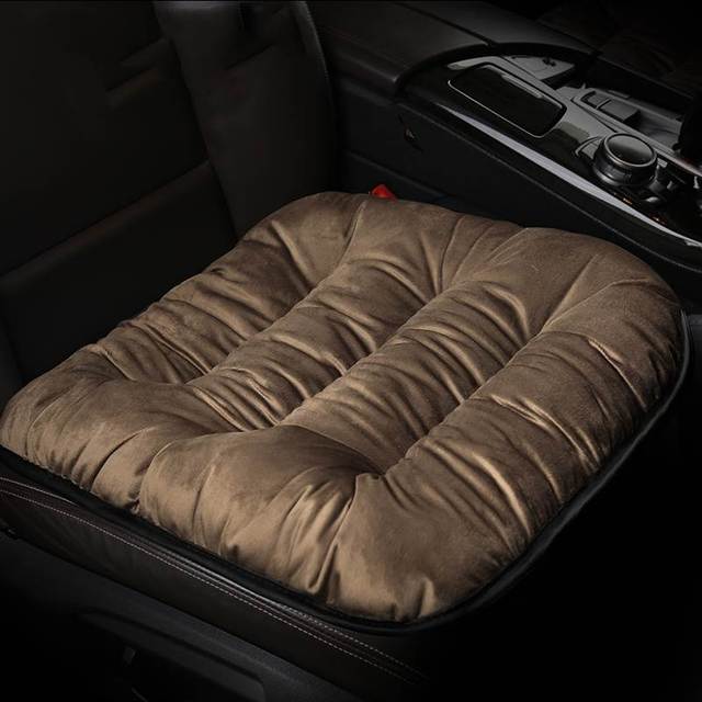 Car Seat Cushion (6 Colors) | Winter Pillow | Soft Khaki Fabric