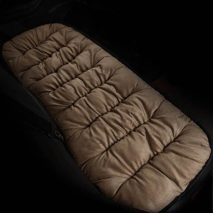 Car Seat Cushion (6 Colors) | Winter Pillow | Soft Khaki Back Seat Piece Fabric