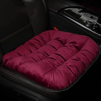 Car Seat Cushion (6 Colors) | Winter Pillow | Soft Wine Red Fabric