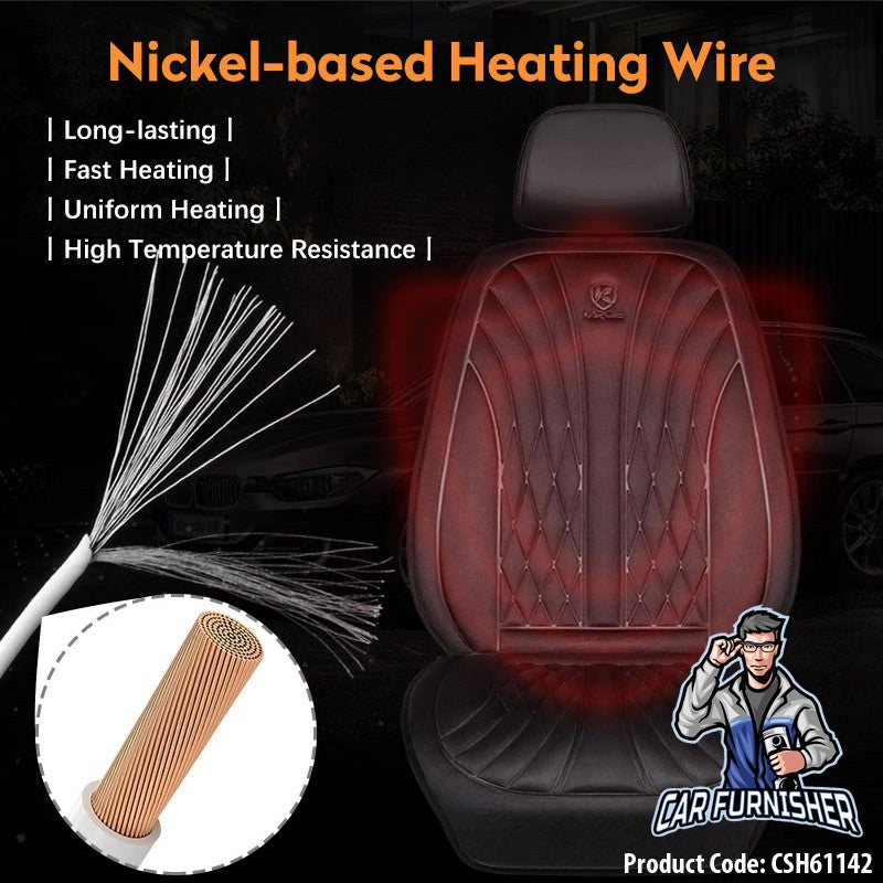 Car Seat Heater Car Seat Cover (3 Colors) Front Seat Set