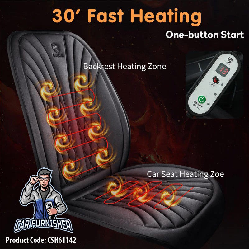 Car Seat Heater Car Seat Cover (3 Colors) Front Seat Set