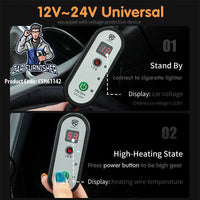 Thumbnail for Car Seat Heater Car Seat Cover (3 Colors) Front Seat Set