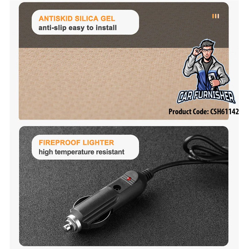 Car Seat Heater Car Seat Cover (3 Colors) Front Seat Set
