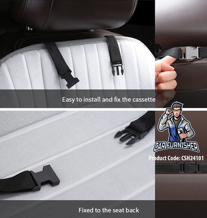 Car Seat Heater Car Seat Cover (4 Colors) Front Seat Set Black 1x Front Piece Fabric