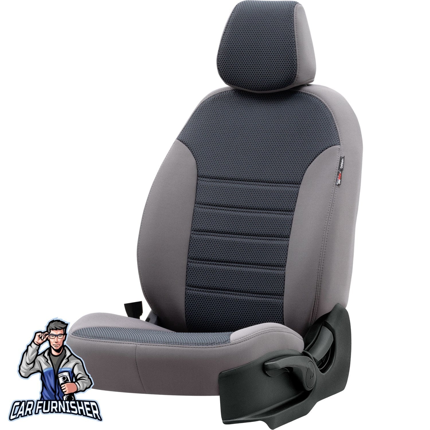 Chery Alia Car Seat Covers 2008-2011 Original Design Smoked Full Set (5 Seats + Handrest) Fabric
