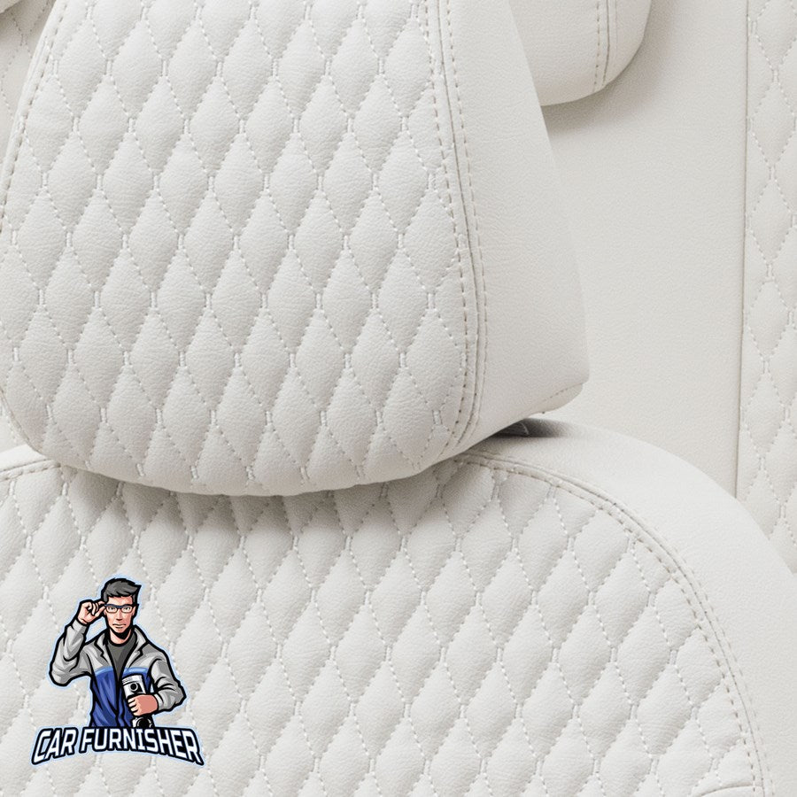 Chevrolet Captiva Car Seat Cover 2006-2011 LS/LT/LTX-Z Amsterdam Ivory Full Set (5 Seats + Handrest) Full Leather