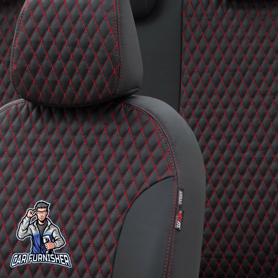 Chevrolet Tahoe Car Seat Covers 2007-2014 GMT/LS/LTZ Amsterdam Red Full Leather