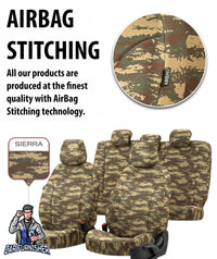 Thumbnail for Renault Master Seat Covers Camouflage Waterproof Design Sierra Camo Waterproof Fabric