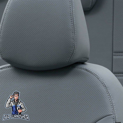 Fiat Doblo Seat Covers New York Leather Design Smoked Leather