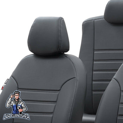 Fiat Tipo Seat Covers Istanbul Leather Design Black Leather