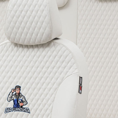 Ford B-Max Seat Covers Amsterdam Leather Design Ivory Leather