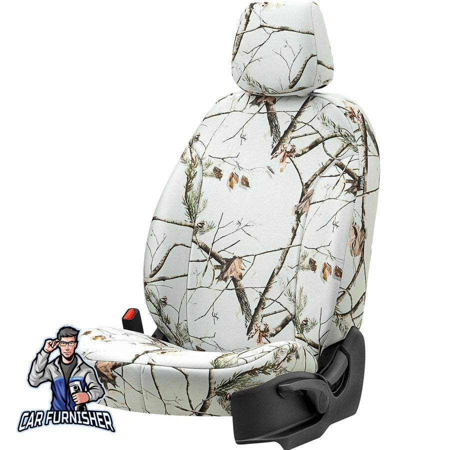 Ford B-Max Seat Covers Camouflage Waterproof Design Arctic Camo Waterproof Fabric