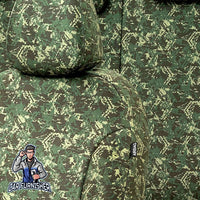 Thumbnail for Ford Transit Custom Seat Covers Camouflage Waterproof Design Himalayan Camo Waterproof Fabric