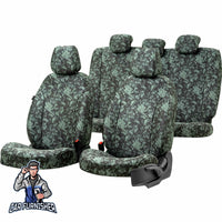 Thumbnail for Opel Astra Seat Covers Camouflage Waterproof Design Fuji Camo Waterproof Fabric