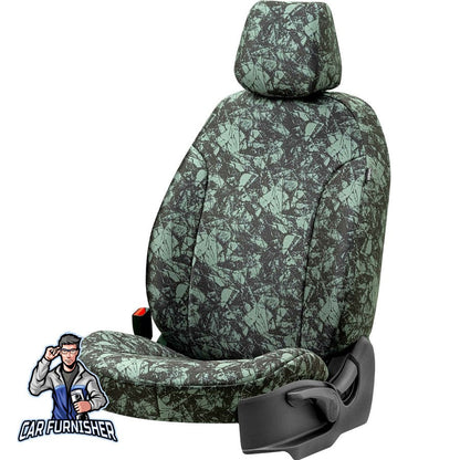 Kia Soul Seat Covers Camouflage Waterproof Design Fuji Camo Waterproof Fabric