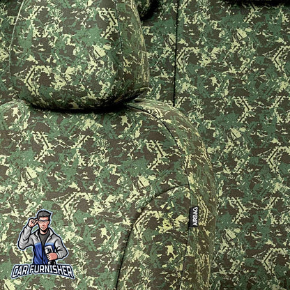 Man TGE Seat Covers Camouflage Waterproof Design Himalayan Camo Waterproof Fabric