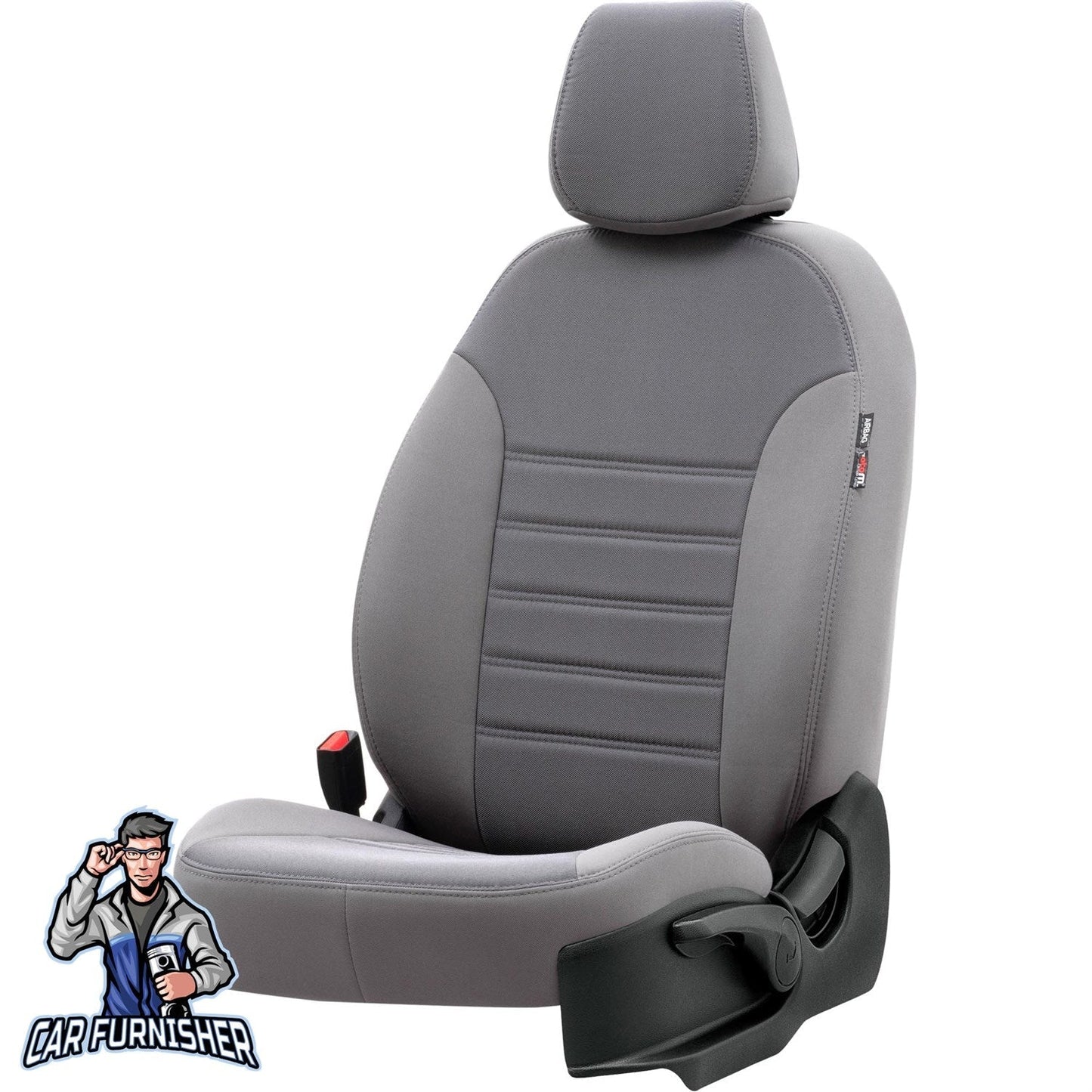 Skoda Roomster Car Seat Covers 2007-2014 Original Design Gray Jacquard Fabric