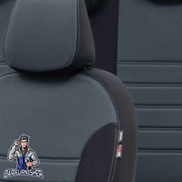 Thumbnail for Seat Ibiza Seat Covers Original Jacquard Design Smoked Black Jacquard Fabric