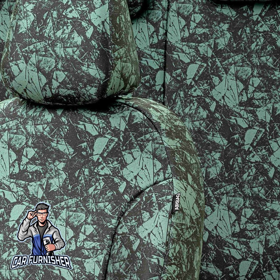 Kia Rio Seat Covers Camouflage Waterproof Design Fuji Camo Waterproof Fabric