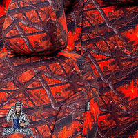 Thumbnail for Jeep Wrangler Seat Covers Camouflage Waterproof Design Sahara Camo Waterproof Fabric