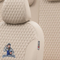 Thumbnail for Opel Mokka Seat Covers Amsterdam Leather Design Beige Leather