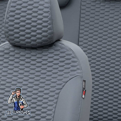 Skoda Yeti Seat Covers Tokyo Leather Design Smoked Leather