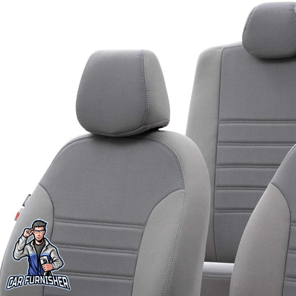 Jeep Grand Cherokee Seat Cover Original Jacquard Design Gray Jacquard Fabric