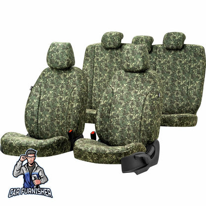 Smart ForFour Seat Covers Camouflage Waterproof Design Himalayan Camo Waterproof Fabric