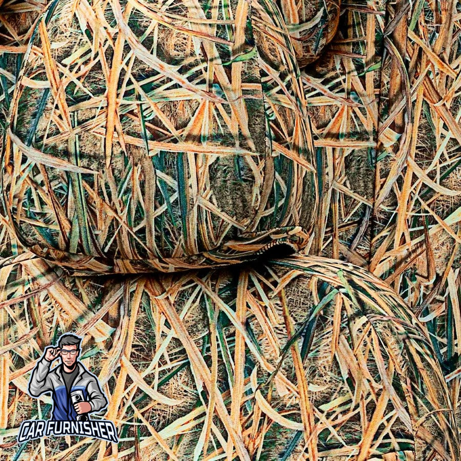Renault Tailant Car Seat Covers 2021-2023 Camouflage Design Mojave Camo Full Set (5 Seats + Handrest) Fabric