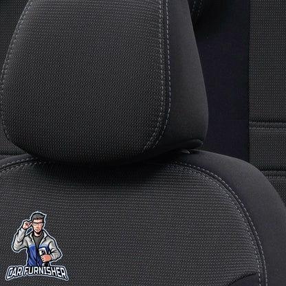 Renault Scenic Seat Covers Original Jacquard Design Dark Gray Jacquard Fabric