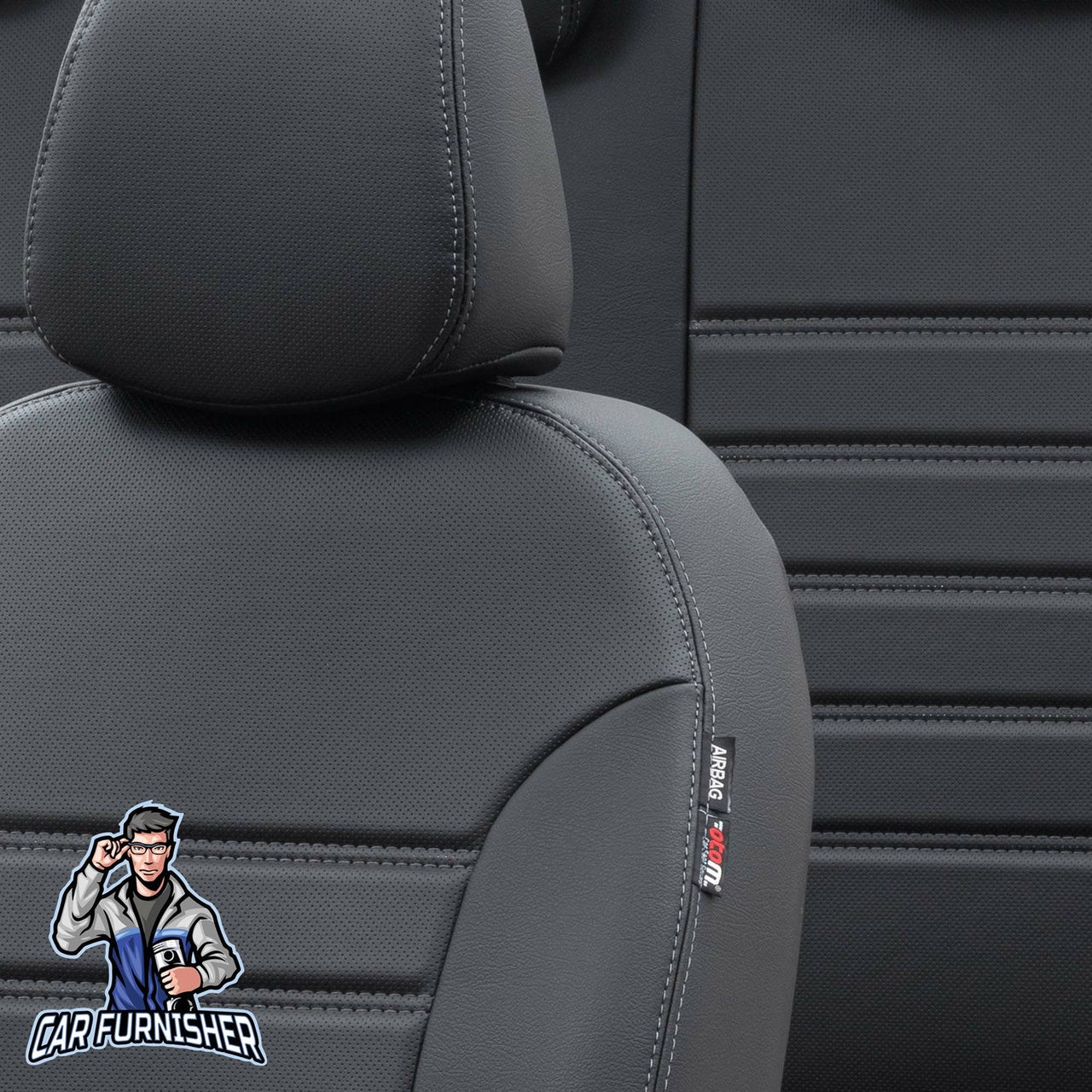 Mitsubishi Eclipse Cross Seat Covers Istanbul Leather Design Black Leather