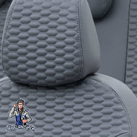 Thumbnail for Jeep Compass Seat Covers Tokyo Leather Design Smoked Leather
