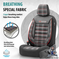 Thumbnail for Car Seat Cover Set - Sports Design