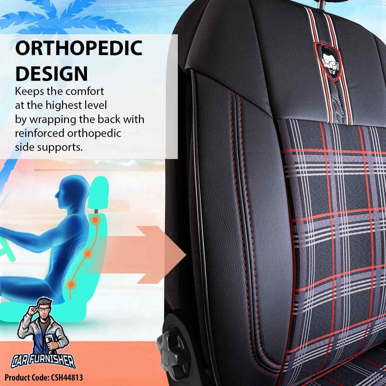 Car Seat Cover Set - Cesme Design