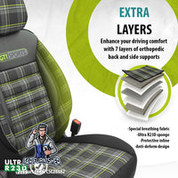 Thumbnail for Car Seat Cover Set - Sports Design