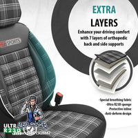 Thumbnail for Car Seat Cover Set - Sports Design